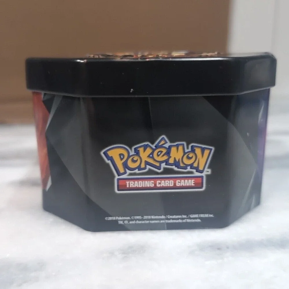 Pokemon TCG Necrozma Prism Tin Empty Card‎ Storage Dusk Mane Dawn Wings 2018